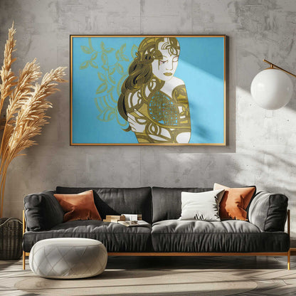 Golden Circuit Woman
