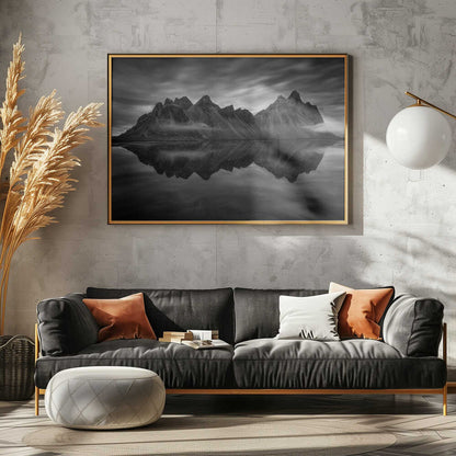 Dramatic Mountain Reflection