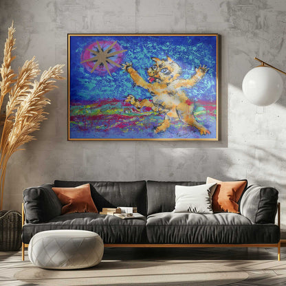Whimsical Cat Star
