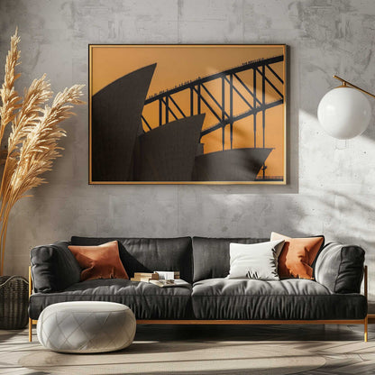 Sydney Opera House Bridge Sunset
