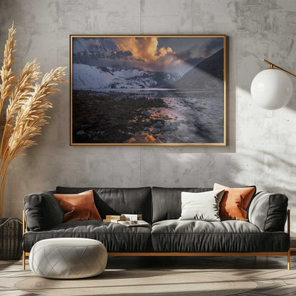 Golden Alpine Lake