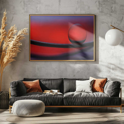 Vibrant Red Orb