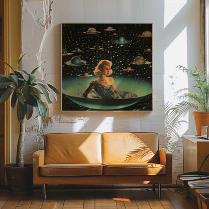 She Came From Space Collage