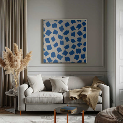 Bold Blue Strokes