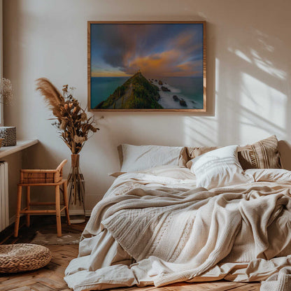 Dramatic Coastal Lighthouse