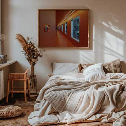Modern Orange Hallway