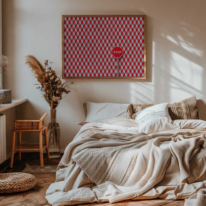 Geometric Stop Sign