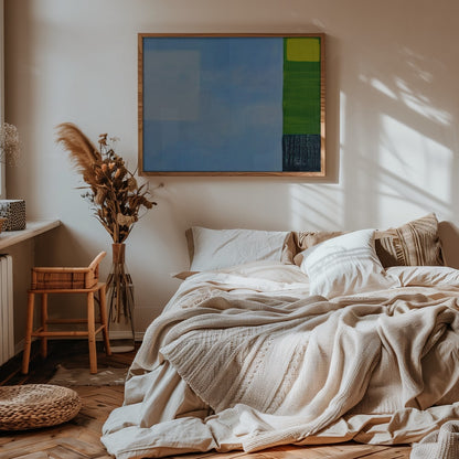 Serene Blue Green Yellow