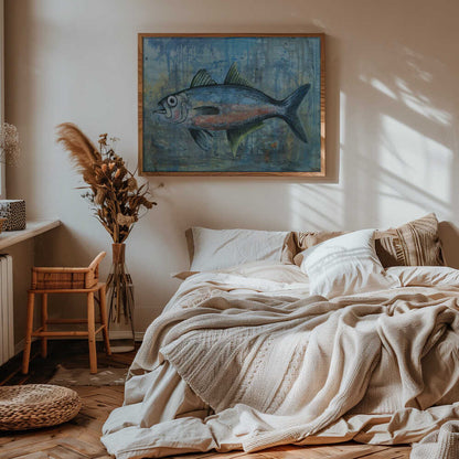 Vibrant Blue Fish