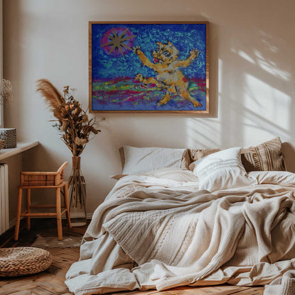 Whimsical Cat Star