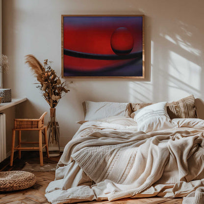Vibrant Red Orb