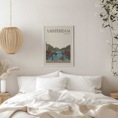 Amsterdam Travel Poster