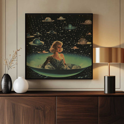 She Came From Space Collage