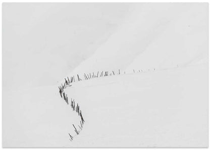 Winding Snow Path