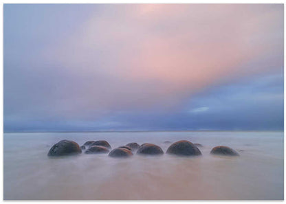 Serene Coastal Boulders