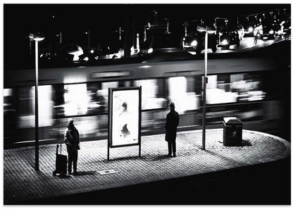 Waiting City Night Train