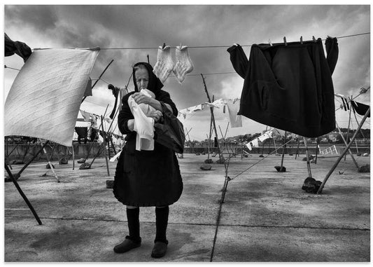 Rooftop Laundry Day