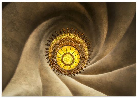 Golden Spiral Chandelier