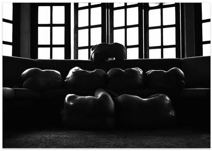 Silhouetted Human Forms