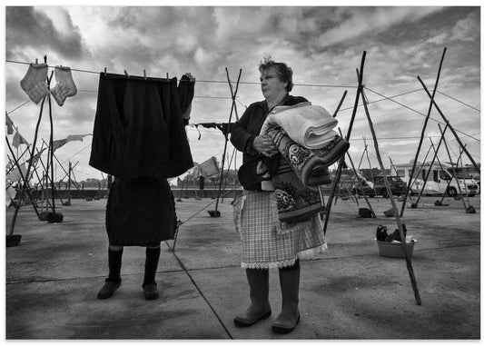 Rooftop Laundry Day