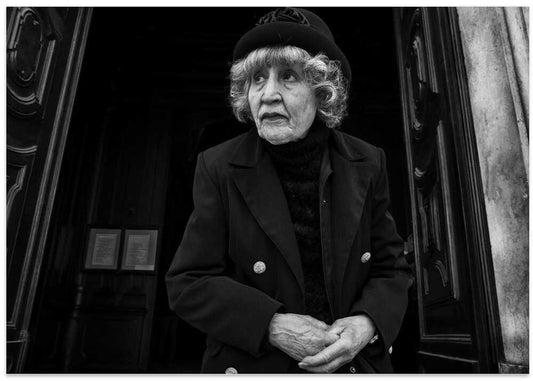 Pensive Senior Woman
