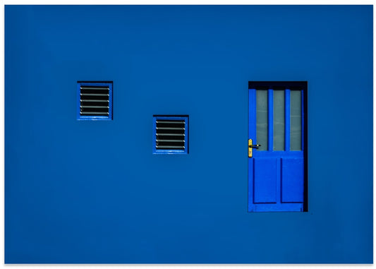 Vibrant Blue Architecture