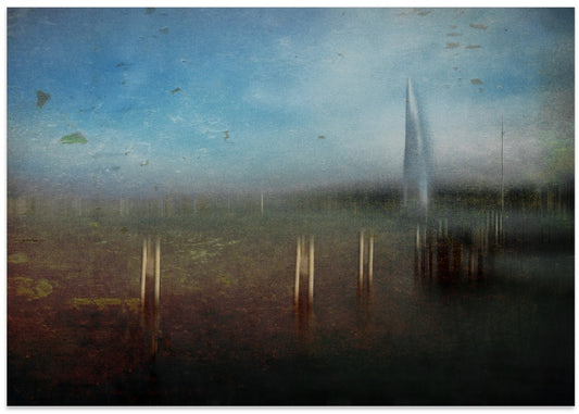 Misty Water Abstract