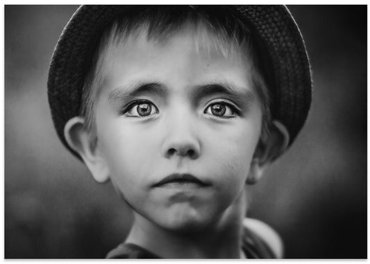 Pensive Child Portrait