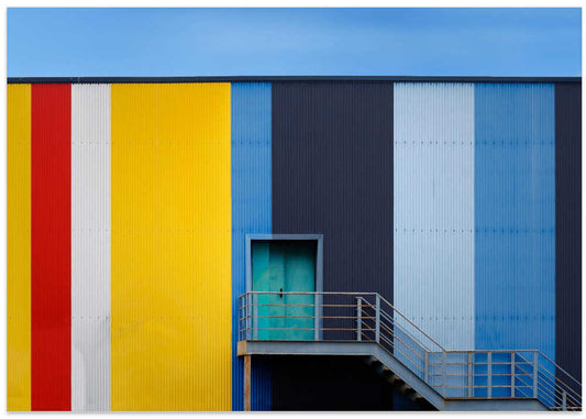 Vibrant Architectural Stripes