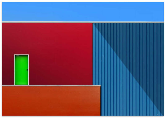 Green Door Color Block
