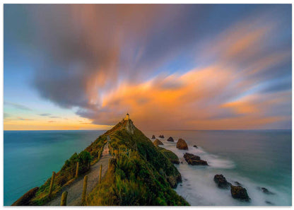 Dramatic Coastal Lighthouse
