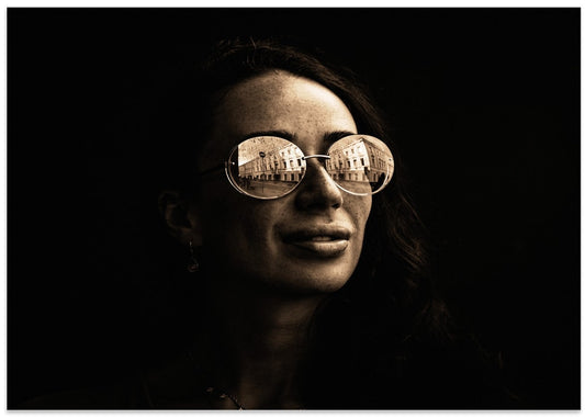 Woman's Urban Reflection