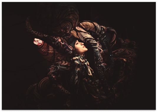 Ethereal Patterned Woman