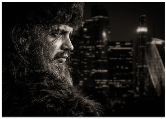 Pensive Man City Night