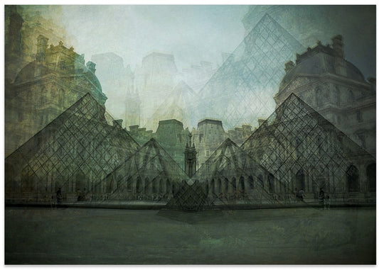 Dreamy Louvre Pyramids