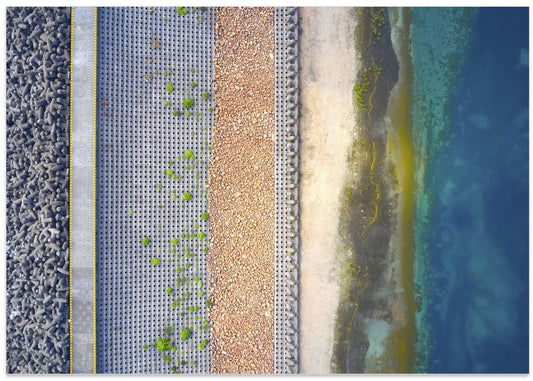 Vibrant Coastal Layers
