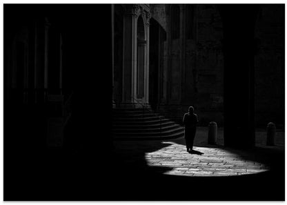 Solitary Figure Dark City
