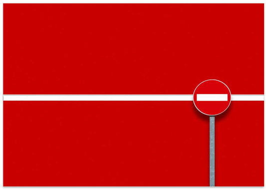 No Entry Red Line