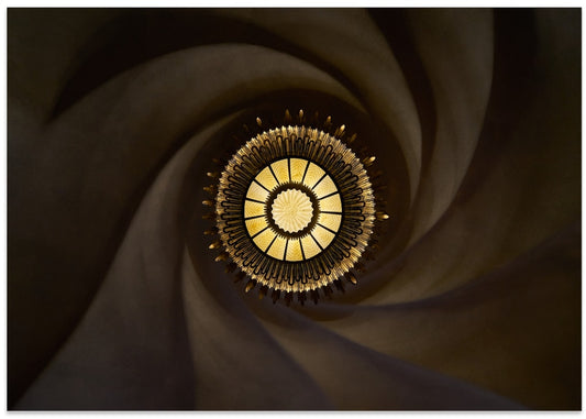 Golden Spiral Chandelier