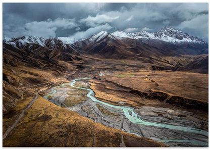 Dramatic Alpine River