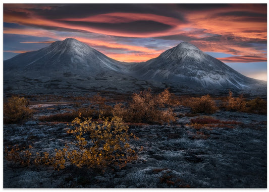 Autumn Mountain Sunset
