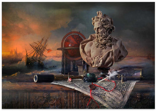 Nautical Study Stormy Seas