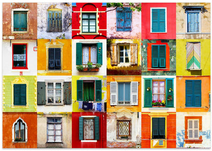Colorful European Windows