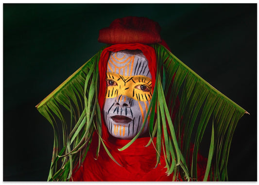 Vibrant Tribal Portrait