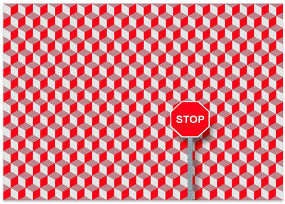 Geometric Stop Sign