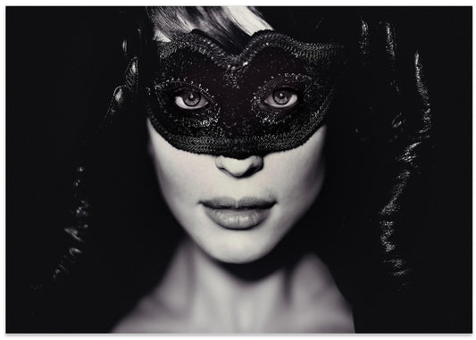 Elegant Masked Gaze