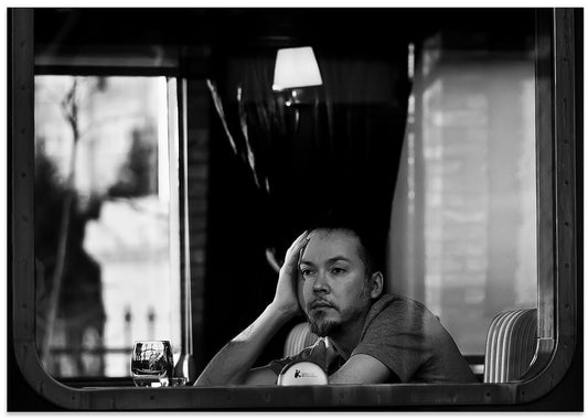 Thoughtful Man Reflection