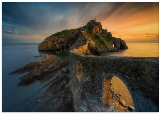 Stone Bridge Island Sunset