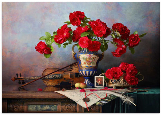 Classical Roses and Violin