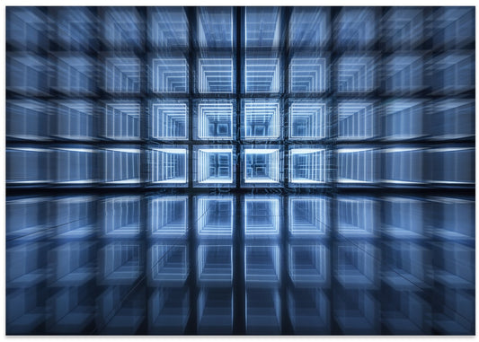 Infinite Blue Grid